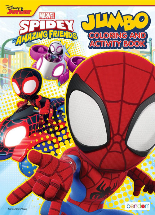 Spidey and His Amazing Friends Coloring and Activity Book  Coloring Books  at Retro Reprints - The world's largest coloring book archive!