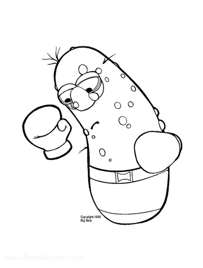 veggie tales coloring pages downloads