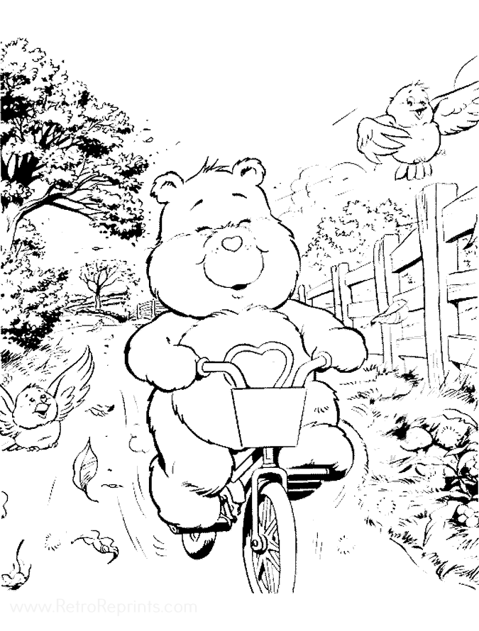 care bears coloring page