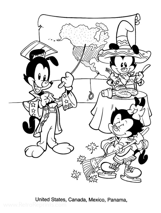 Animaniacs Coloring Pages | Coloring Books at Retro Reprints - The ...